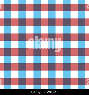 Squared background: red and blue. Vector illustration, flat design Stock Vector