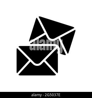 Mail outline glyph icon. Workspace sign. Graph symbol for your web site design, logo, app, UI. Vector illustration, EPS10. Stock Vector