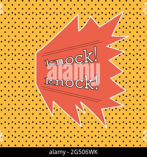 Vector bright cartoon illustration in retro pop art style. Comic text sound effects. Abstract poster. 90's style. Template for card, poster, banner, l Stock Vector