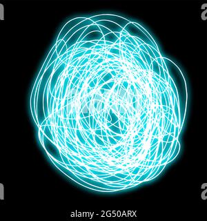 Blue ball Stock Vector