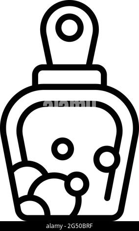 Dustpan icon. Outline Dustpan vector icon for web design isolated on white background Stock Vector