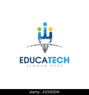Pen Education Template vector icon illustration design Stock Vector