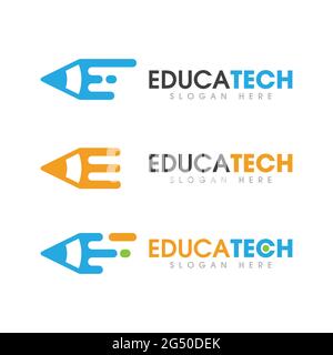 Pen Education Template vector icon illustration design Stock Vector