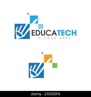 Pen Education Template vector icon illustration design Stock Vector