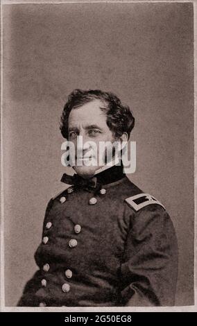 Vintage photo of Union general Abram Duryée. Abram Duryée (1815 – 1890) was a Union Army general during the American Civil War, the commander of one o Stock Photo