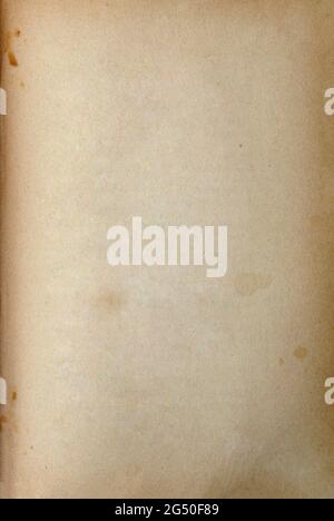 Old paper vintage texture background from book of 17th-19th centuries Stock Photo