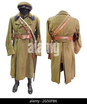 Red Army cavalry sublieutenant's uniform. USSR. 1930s Stock Photo