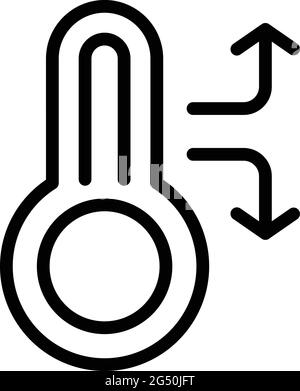 Smart temperature sensor on white background Vector Image