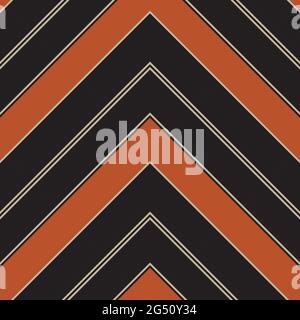Chevron Diagonal striped seamless pattern background suitable for fashion textiles, graphicsChe Stock Vector
