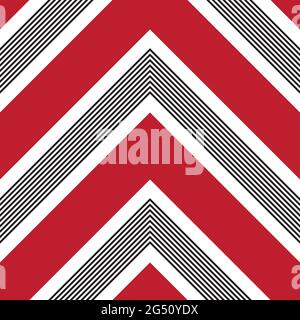 Chevron Diagonal striped seamless pattern background suitable for fashion textiles, graphicsChe Stock Vector