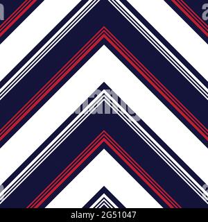 Chevron Diagonal striped seamless pattern background suitable for fashion textiles, graphicsChe Stock Vector