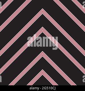 Chevron Diagonal striped seamless pattern background suitable for fashion textiles, graphicsChe Stock Vector