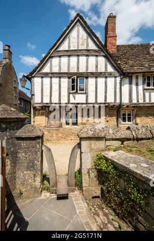 Lacock is a attractive historic village in Wiltshire England UK St ...