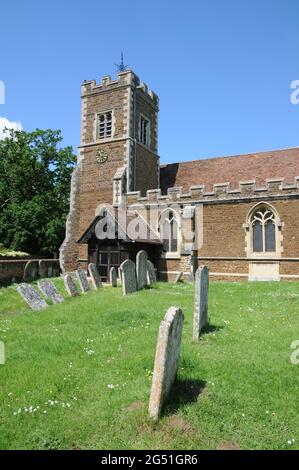 All Saints Church, Campton, Bedfordshire Stock Photo