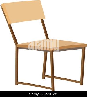 Isolated elegant chair icon Home decoration Stock Vector