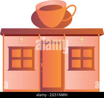 Isolated shop building icon City store Stock Vector