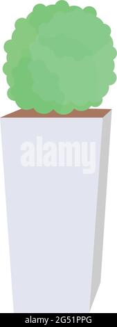 Isolated plant icon Home decoration Stock Vector