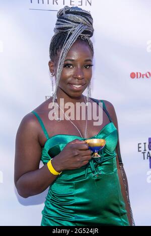 West Hollywood, USA. 24th June, 2021. Teamarrr attends 1st Pre-BET Awards Celebrity Gifting suite powered by Rocco's WeHo!, Los Angeles, CA on June 24, 2021 Credit: Eugene Powers/Alamy Live News Stock Photo