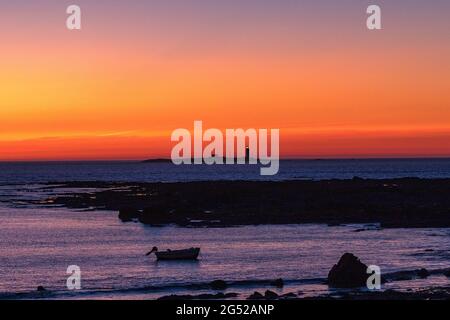 FRANCE. VENDEE (85), NOIRMOUTIER ISLAND, POINTE DE L'HERBAUDIERE Stock Photo