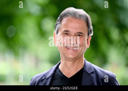 Stuttgart, Germany. 25th June, 2021. Tamas Detrich, the artistic director of the Stuttgart Ballet, recorded at the presentation of the plans for the new season. Credit: Bernd Weissbrod/dpa/Alamy Live News Stock Photo