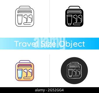 Airline amenities icon Stock Vector
