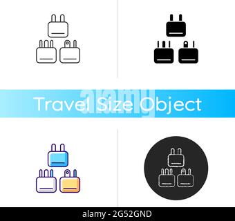 Travel adapter icon Stock Vector