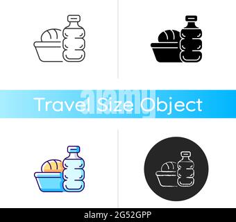 Airplane food icon Stock Vector