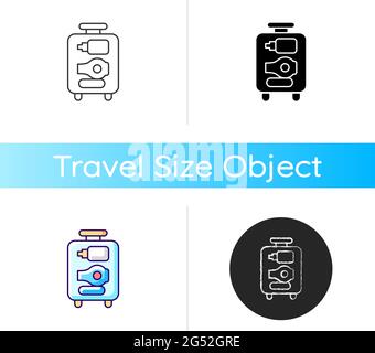 Open suitcase icon Stock Vector