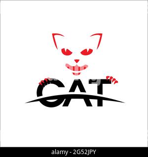 CAT ICON logo design inspiration Stock Vector