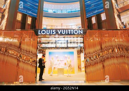 Shanghai, Shanghai, China. 25th June, 2021. Shanghai, Louis Vuitton's  gorgeous brand roadshow pop-up store in Shanghai Global Harbor. Credit:  SIPA Asia/ZUMA Wire/Alamy Live News Stock Photo - Alamy