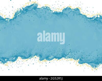 Abstract alcohol ink texture marble style background. EPS10 vector illustration design. Stock Vector