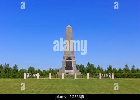 First Australian Division Memorial in Pozieres (Somme), France Stock Photo