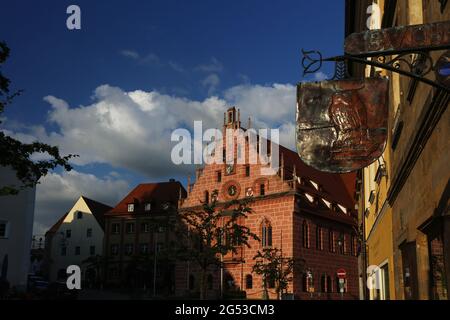 historisches Rathaus in Sulzbach Rosenberg, Amberg, Oberpfalz, Bayern! Stock Photo