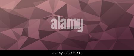 low poly abstract background. dark natural colors chaotic triangles of variable size and rotation. Minimalist layout for business card landing page wallpaper website brochure. Trendy vector eps10 Stock Vector