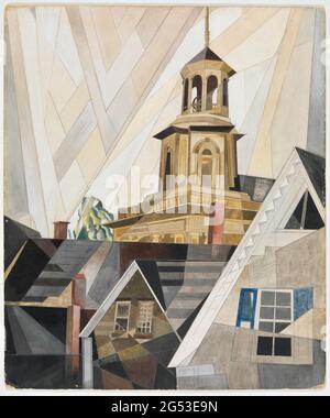 Charles Demuth artwork entitled After Sir Christopher Wren from 1920 Stock Photo