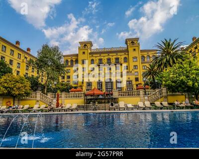 Johannesburg, South Africa - July 20 2019: luxurious five star hotel called The Palazzo in fourways in Montecasino Boulevard Johannesburg Stock Photo