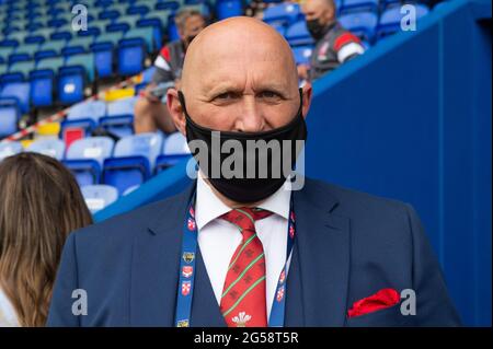 Warrington, UK. 25th June, 2021. Wales CEO Gareth Kear in Warrington, United Kingdom on 6/25/2021. (Photo by Richard Long/ RL Photography/News Images/Sipa USA) Credit: Sipa USA/Alamy Live News Stock Photo