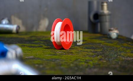 Close up of used tools Stock Photo