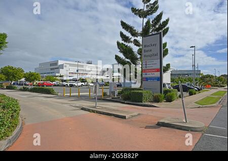 Mackay Base Hospital in Mackay, Queensland, Australia Stock Photo