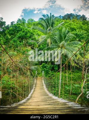 Rickety Bridge Stock Photo