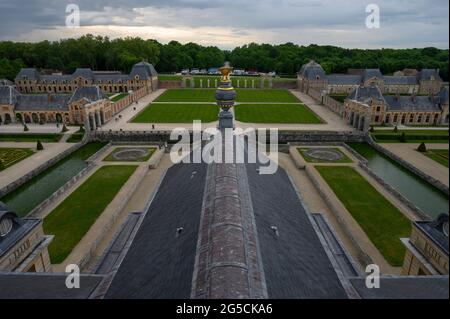 VAUX-LE-VICOMTE, FRANCE - MAY 18 : the Château de Vaux-le-Vicomte. Stock Photo