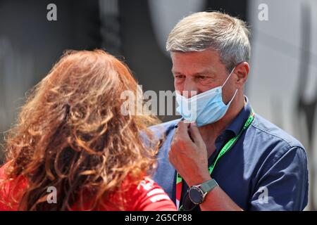 Spielberg, Austria. 26th June, 2021. Fritz Enzinger (GER) Head of Porsche Motorsport & Head of Volkswagen Group Motorsport. Steiermark Grand Prix, Saturday 26th June 2021. Spielberg, Austria. Credit: James Moy/Alamy Live News Stock Photo