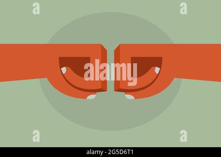 Illustration of bro fist bumps Stock Vector