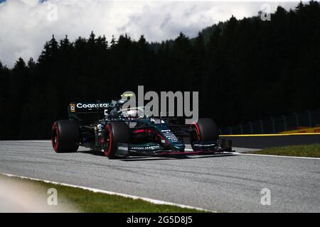 Spielberg, Austria. 26th June, 2021. #05 Sebastian Vettel, Aston Martin. Formula 1 World championship 2021, Styrian GP 2021, 24-27 June 2021 Credit: Independent Photo Agency/Alamy Live News Stock Photo