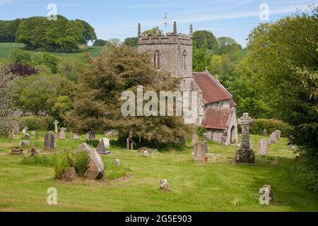 Church of Saint Peter ad Vincula, Tallard Royal, Wiltshire, England Stock Photo