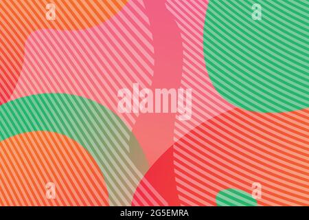 Abstract background with colorful fluid shapes, gradient waves, geometric lines, dynamical forms. Design for poster, banner, card. Abstract liquid Stock Vector