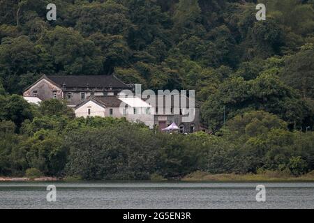 Old houses, Chek Keng, Sai Kung Country Park, New Territories, Hong Kong 25th June 2021 Stock Photo