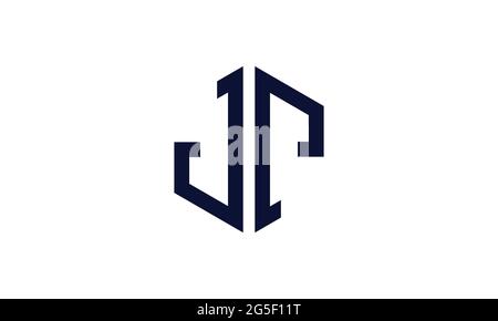 JJ and JJ or J and J Abstract Letter Mark Logo Template for Business, JJ Logo Design Stock Vector