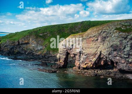 Elephant Rock, near Montrose, Angus, Scotland Stock Photo - Alamy