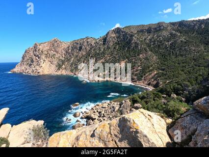 Cala En Basset, Mallorca, Balearic Islands Stock Photo